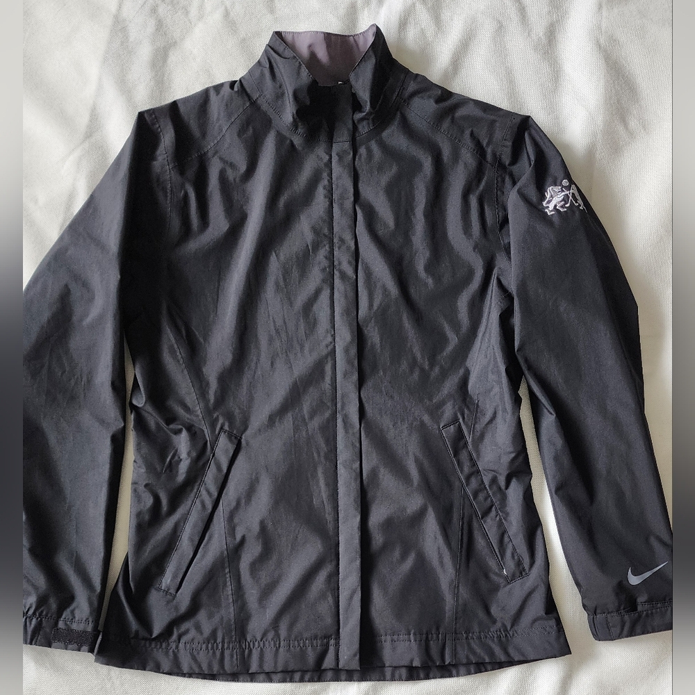 Nike Golf  Black Storm Fit Windbreaker Jacket Size Small